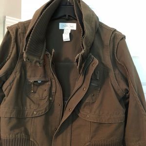 bomber style utility jacket